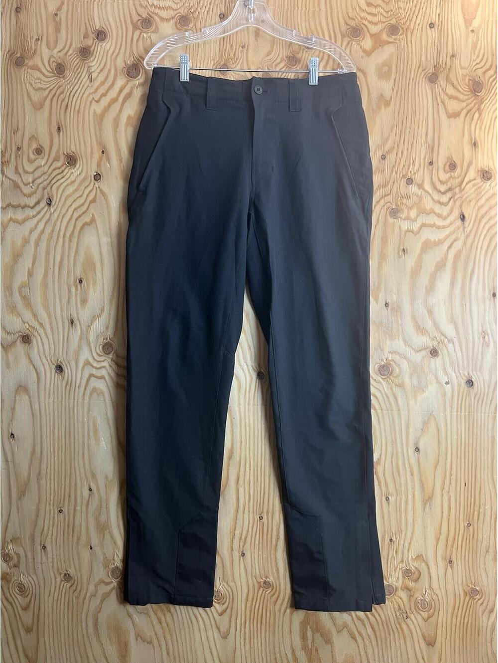 Patagonia Crestview Pants Mens 32 Black Water Repellent Ankle Zip Trail Hiking
